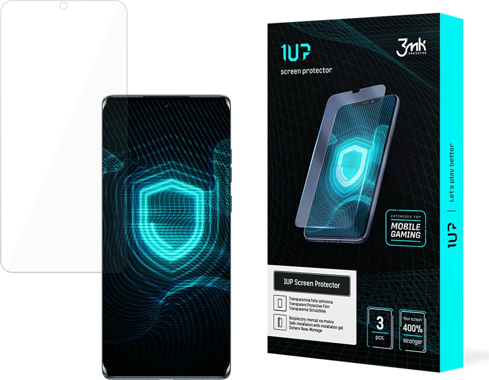Mbrojtës ekrani 3mk 1UP për Motorola Edge 50 Fusion, për gaming