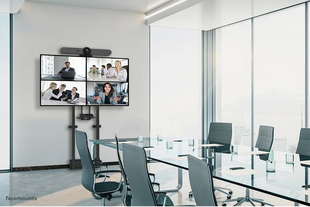 Mbajtës muri motorik Newstar WL55-875BL1, për TV deri 100 inç, i zi