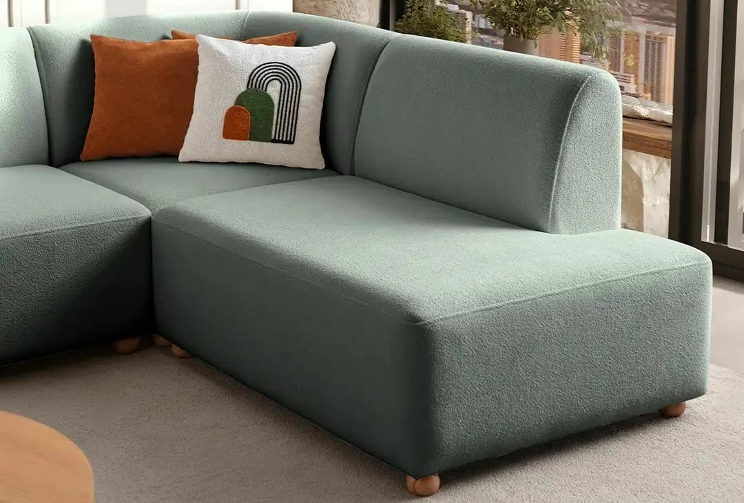 Këndare S-Loft, ngjyrë jeshile deti, Atelier del Sofa