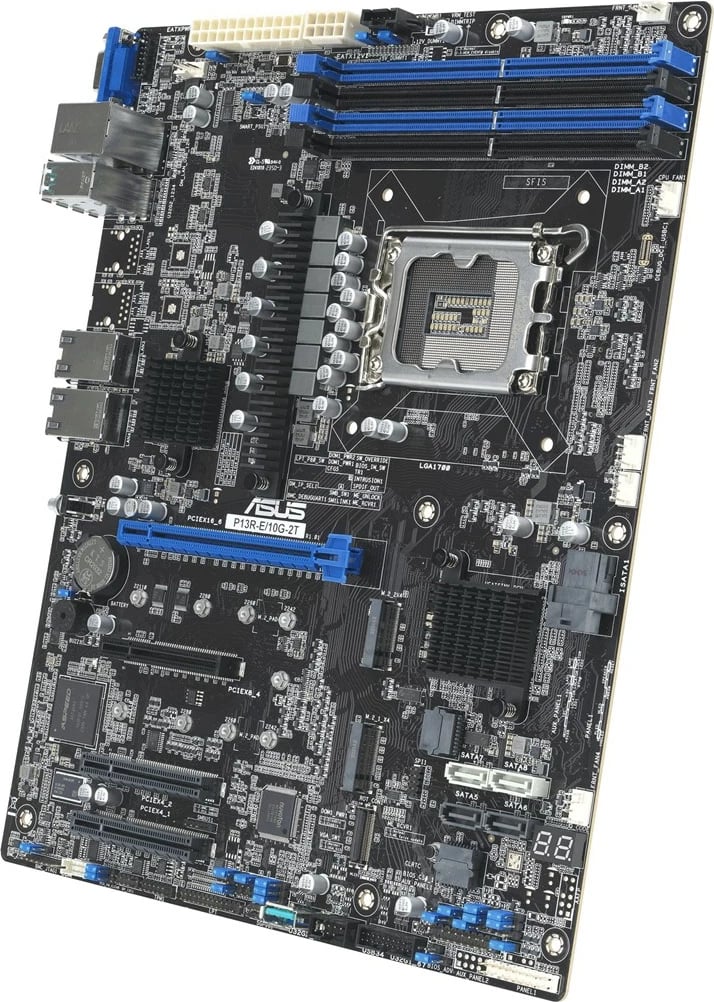Pllakë amë ASUS P13R-E/10G-2T, LGA1700, Intel Xeon E-24XX, ATX, 128GB, 2x10GbE