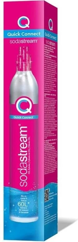 Cilindër CO2 Quick Connect, SodaStream, QC 60L (1132120410), për DUO, rozë