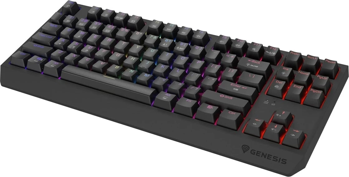 Tastierë mekanike GENESIS Thor 230 TKL, RGB, Wireless & USB Type-C, Gri Tastierë mekanike GENESIS Thor 230 TKL, RGB, Wireless & USB Type-C, Gri