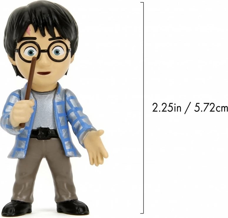 Figurë metalike Harry Potter JADA TOYS 253180008, 6.5 cm, 4 lloje