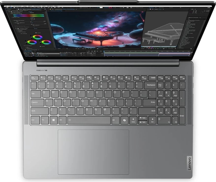 Laptop Lenovo Yoga Pro 9, 16",  Intel Core Ultra 9 185H, 64GB, 1TB SSD, NVIDIA GeForce RTX 4070