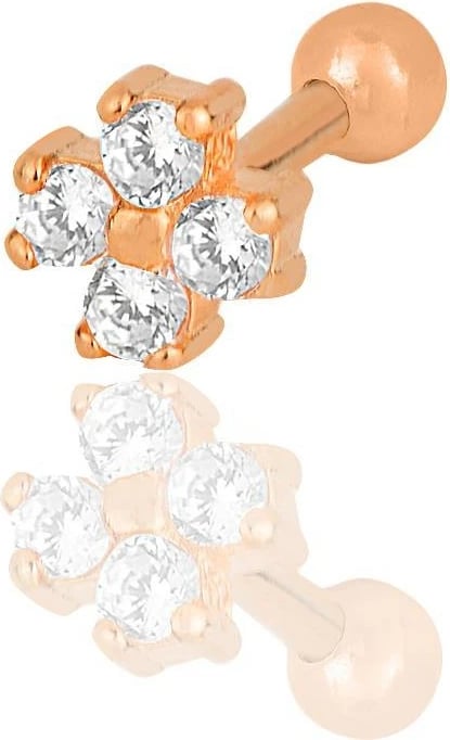 Piercing argjendi, ngjyrë rozë e artë, Jumeon, SGTL12204