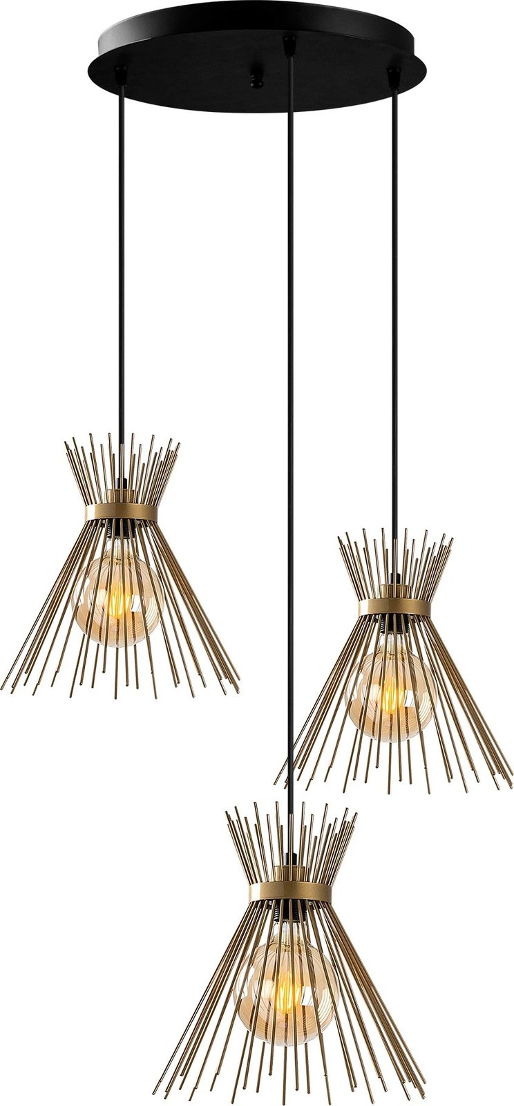 Llambë tavani moderne Opviq, Kirpi - 3086, ngjyrë ari