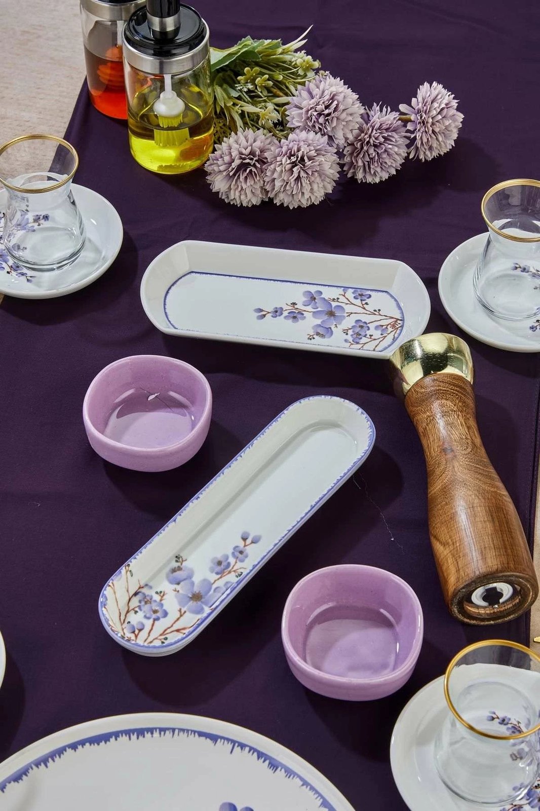 Set mëngjesi 21 pjesësh, Hermia Concept, SakuraLila21