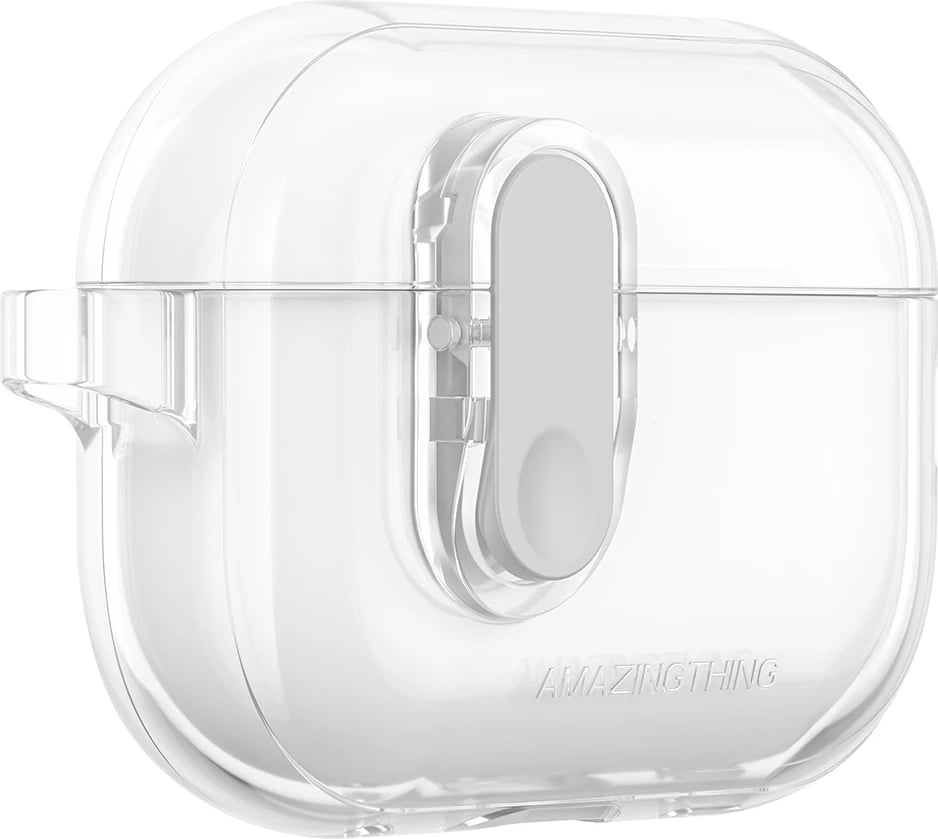 Mbështjellës AmazingThing Minimal për AirPods Pro 2, silikon, transparent