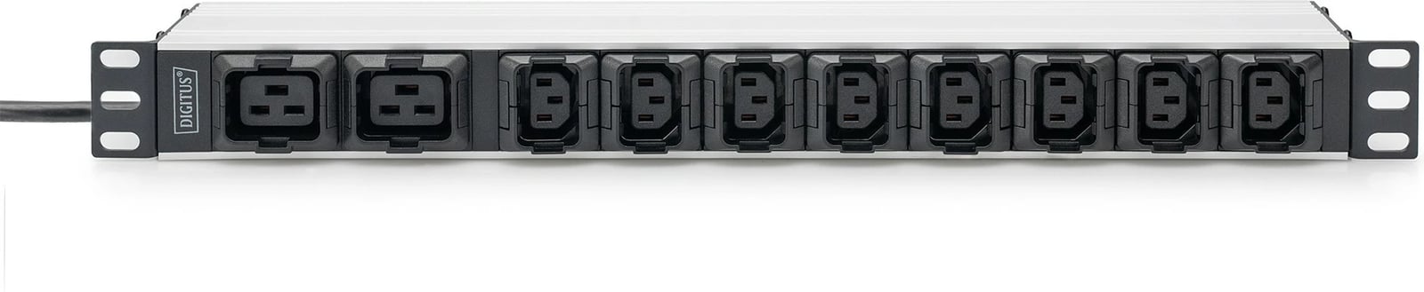PDU Digitus 1U, 8x C13, 2x C19, alumini