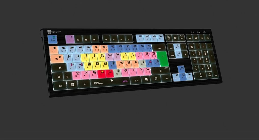 Kasë LogicKeyboard Astra 2 Classic FR për Avid Media Composer, PC