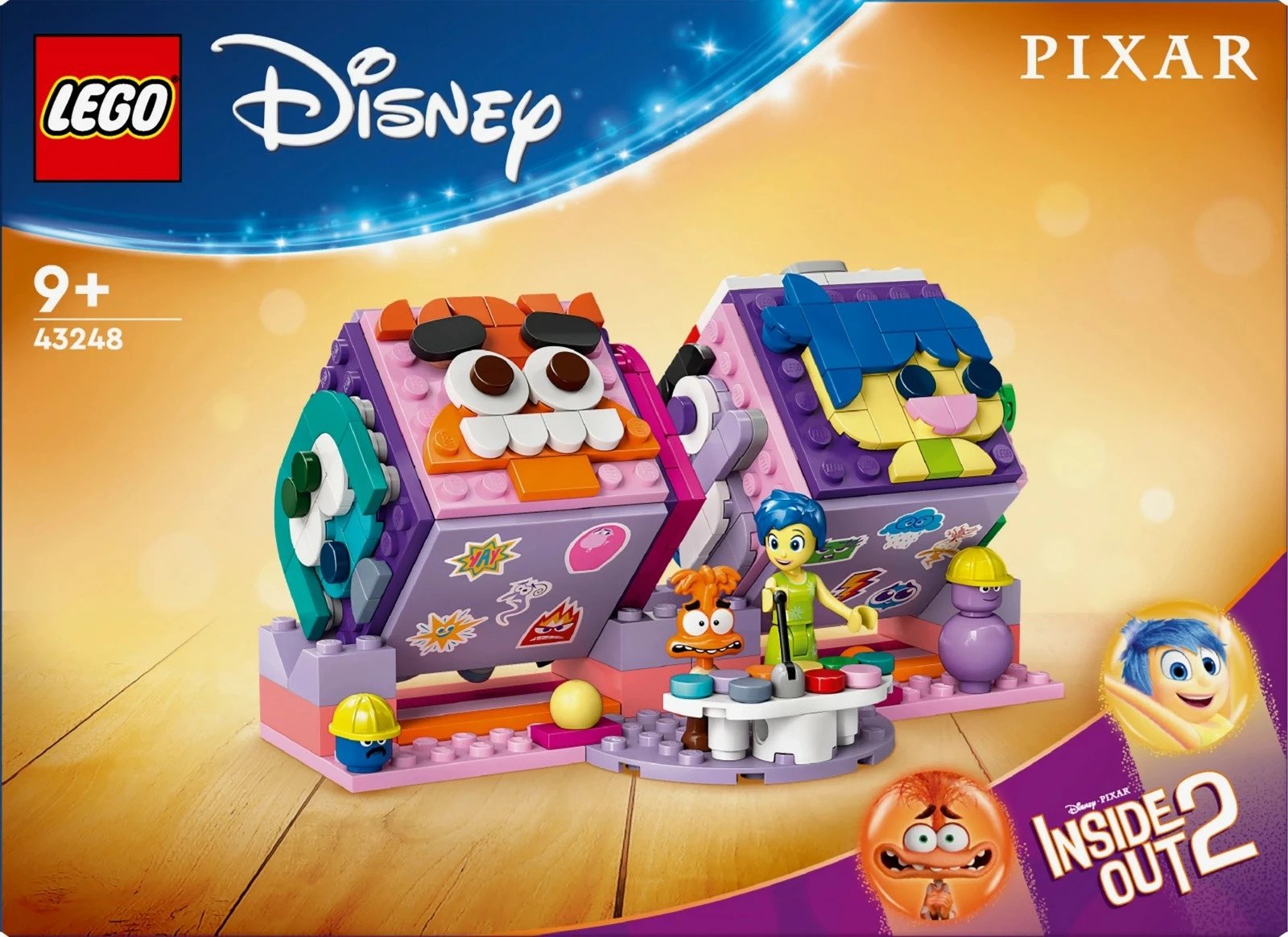 Set LEGO Disney Inside Out 2 Emotion Cubes 43248, 394 pjesë, shumëngjyrësh