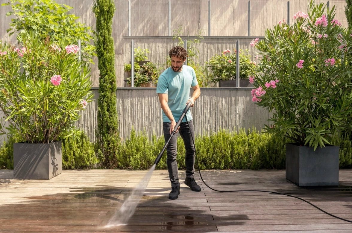 Pastrues me presion Karcher K5 WCM Premium Home Modular, 145 bar, 2100 W, 8m, Zi/Verdhë, set aksesorësh