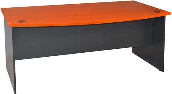 Tavolinë profesionale për zyre, 180x93.5x74.6, FH2017.03, ngjyrë gri-qershi