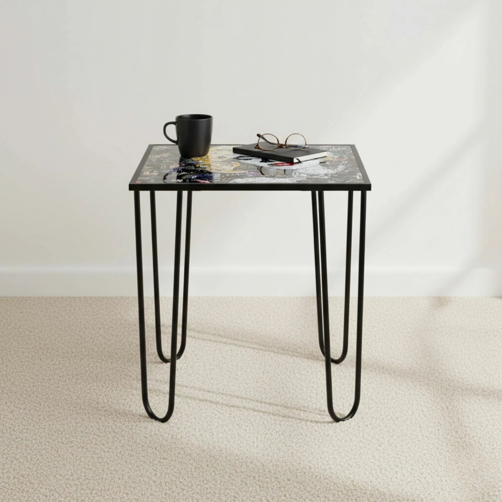 Tavolinë kafeje Skye Decor, shumëngjyrëshe, Shb-032-E