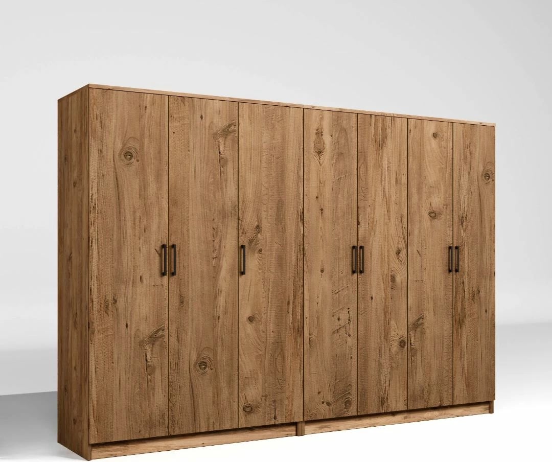 Dollap rrobash, ngjyrë Atlantic Pine, Skye Decor Kardelen 1600-117, 280x180x51.8cm