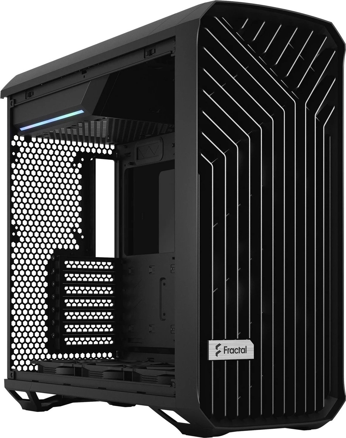 Kasë Fractal Design Torrent, ATX, Midi Tower, e zezë Kasë Fractal Design Torrent, ATX, Midi Tower, e zezë