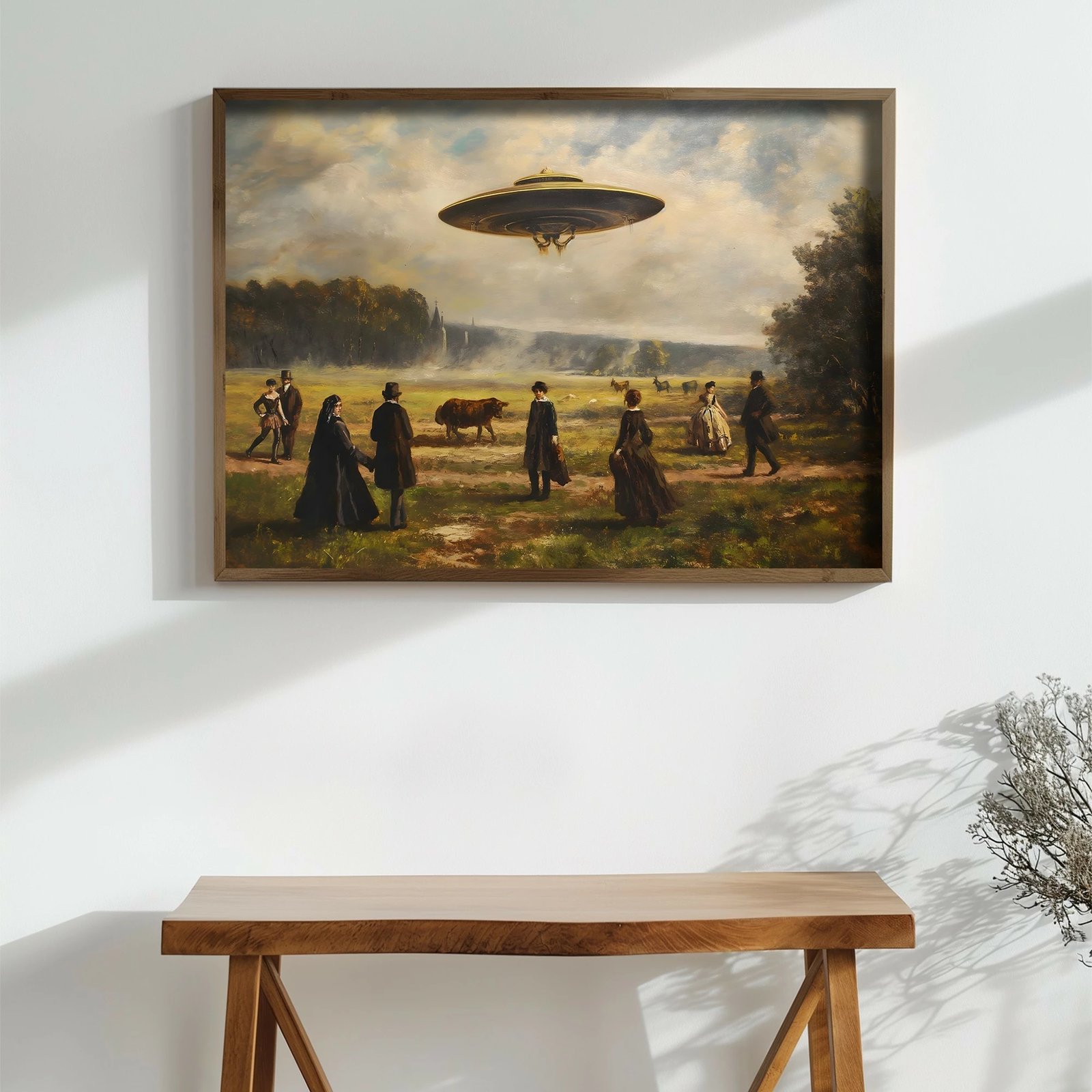 Pikturë dekorative me kornizë MDF, Wallity, GE194-L