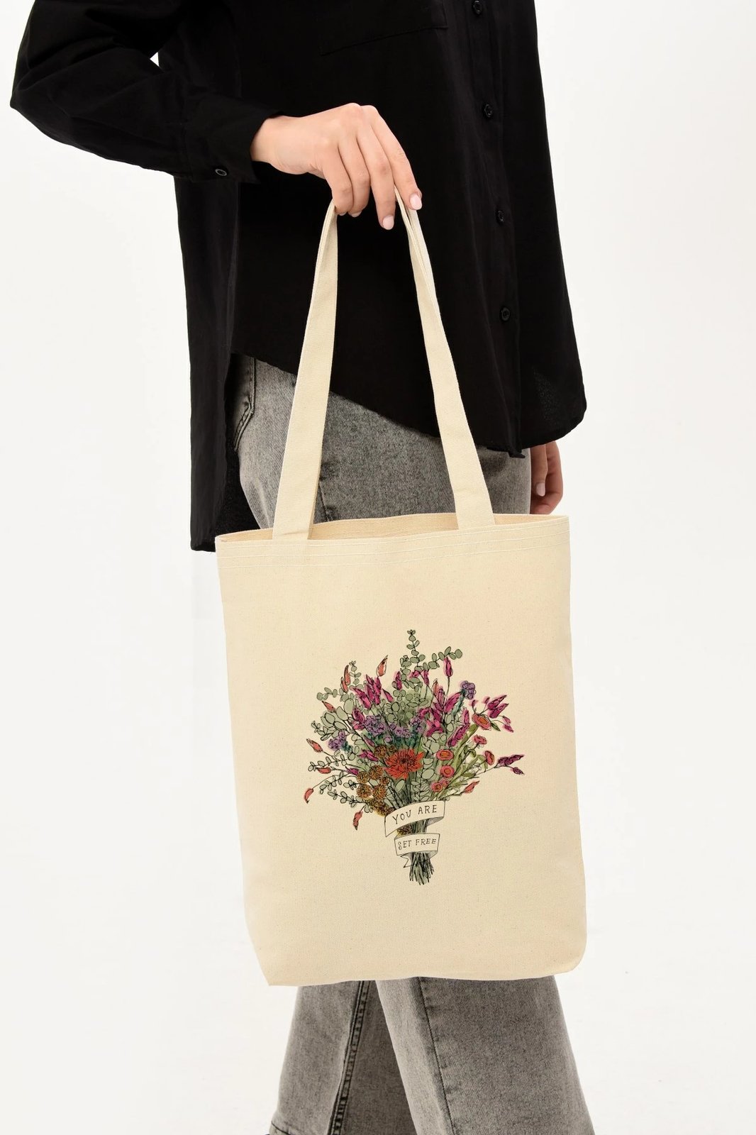 Qese tote Zoozie Bags, krem, 0606