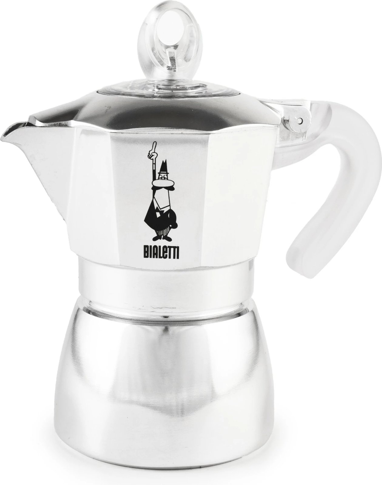 Moka pot Bialetti Dama Pure Ice 3TZ, 3 filxhanë, alumin, metalik