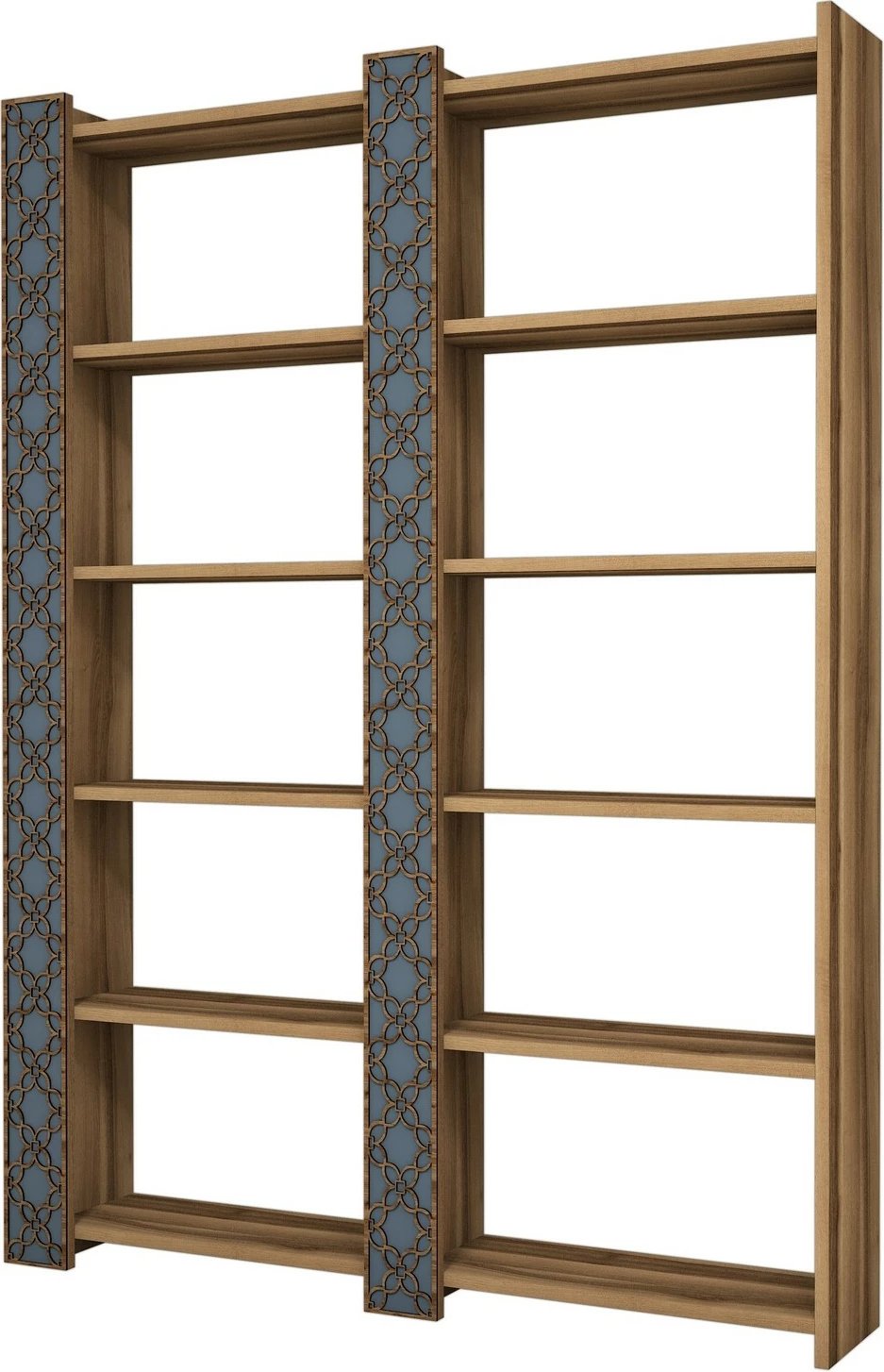 Raft librash Hanah Home, City 2, ngjyrë arre dhe kalcedoni