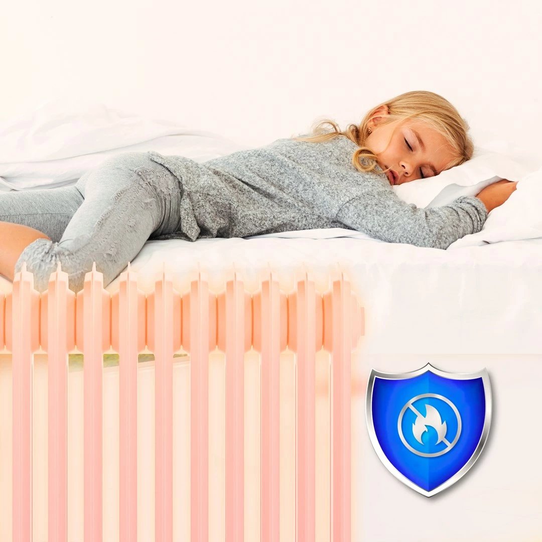 Radiator me vaj Extralink NY-25W1, 2500W, 11 elemente, Bardhë