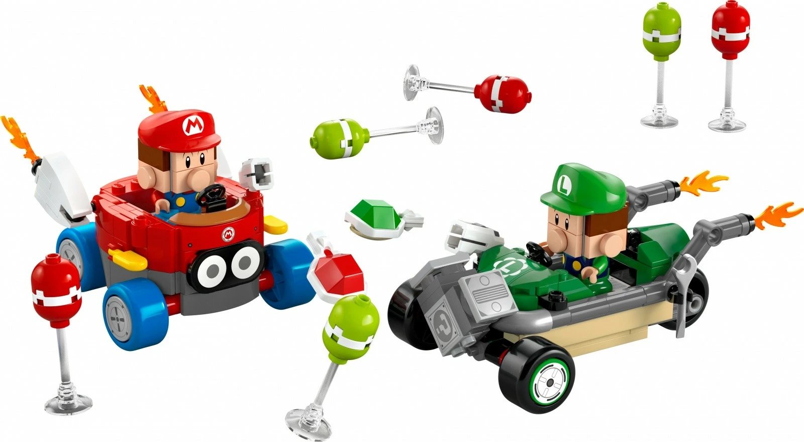 Set LEGO Super Mario 72034 Baby Mario vs Baby Luigi, 321 pjesë