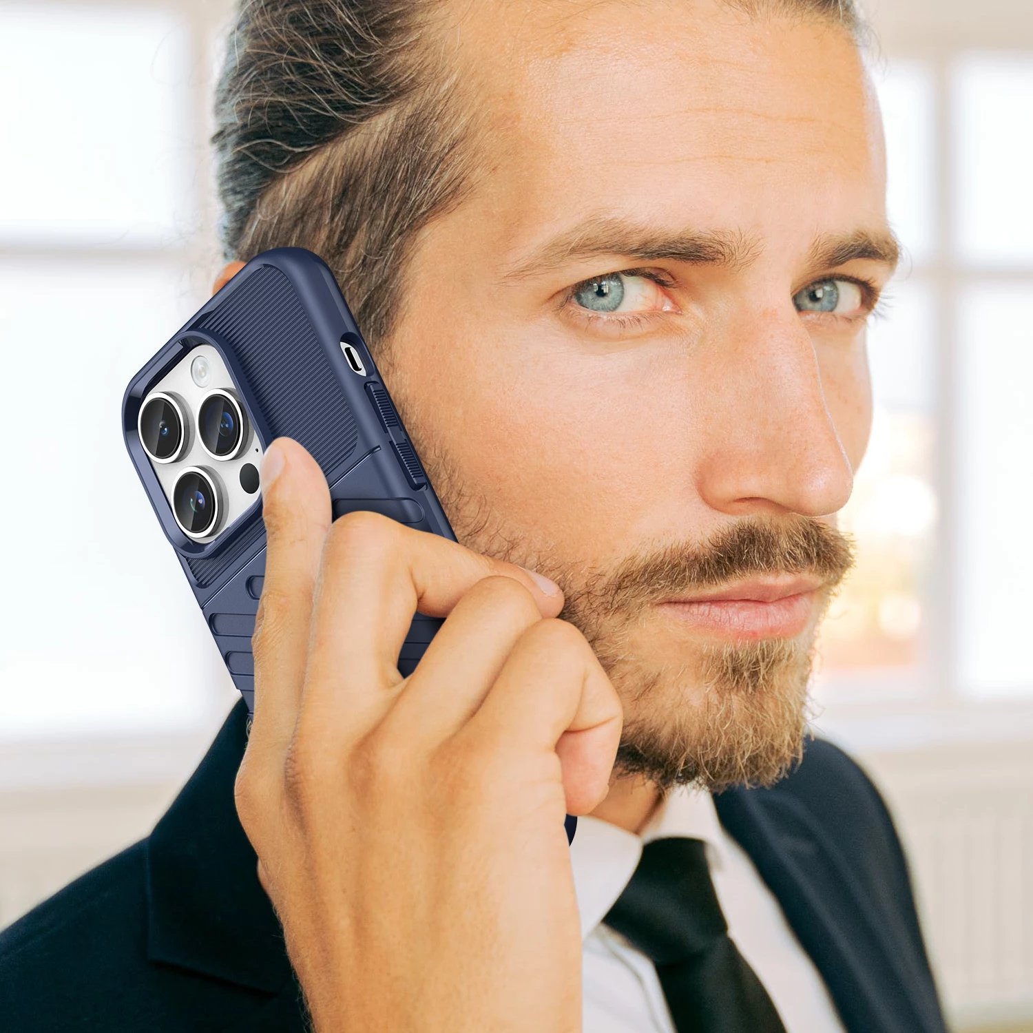 Mbështjellës Hurtel Thunder Case për iPhone 14 Pro Max, i kaltër