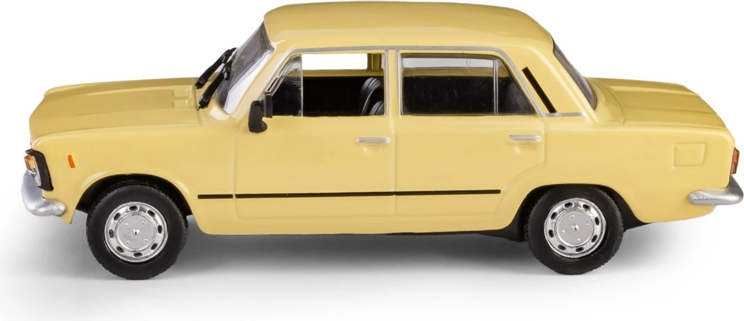 Model makine Daffi Fiat 125p, 1:43, Metal/Plastik, e verdhë