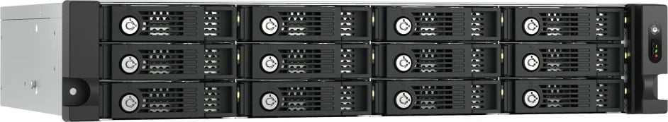 Kasë ekstensioni QNAP TL-R1200PES-RP, 12 vende, 2U, PCIe, SATA, e zezë/gri