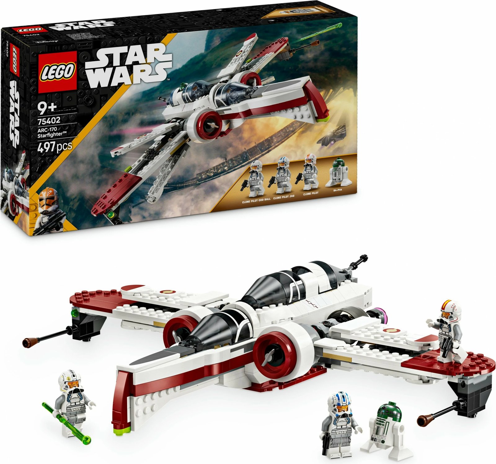 Set ndërtimi LEGO Star Wars ARC-170 Starfighter, shumëngjyrësh Set ndërtimi LEGO Star Wars ARC-170 Starfighter, shumëngjyrësh