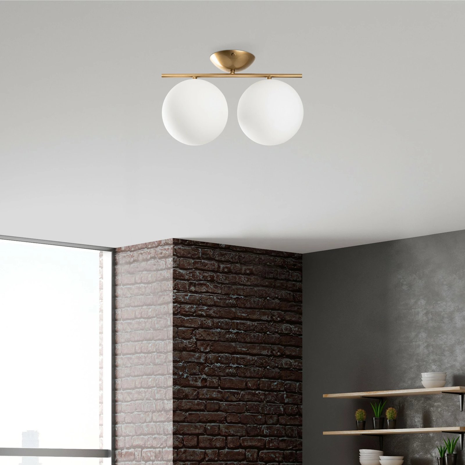 Llambë tavani Opviq, ngjyrë ari, Luminar - 14116