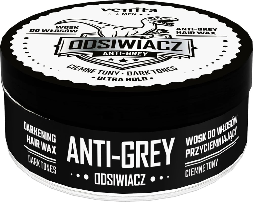 Dylli për flokë për meshkuj Venita Hair Wax Darkening for Dark Tones, 75g