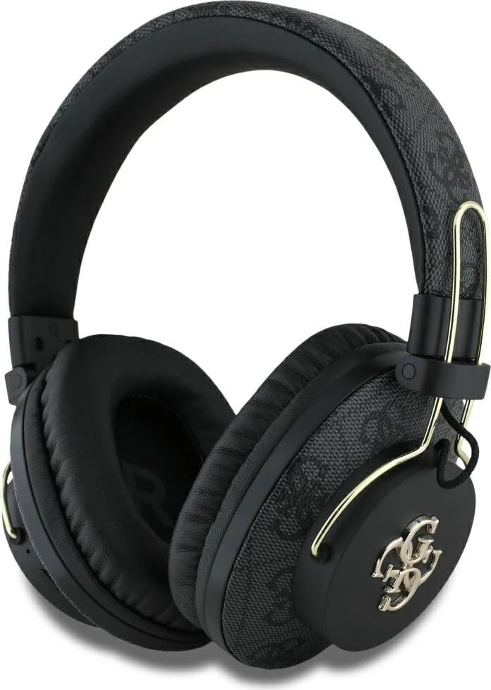 Kufje Guess Metal 4G Logo, Bluetooth 5.3, ENC, IPX4, të zeza, me qese mbrojtëse