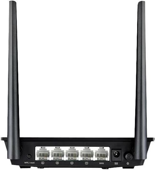 Router Wi‑Fi, Asus, RT-N12E (90-IG29002M03-3PA0- / 90IG29002M033PA0), shpejtësi 10Gbps, 3-6 porta, i zi
