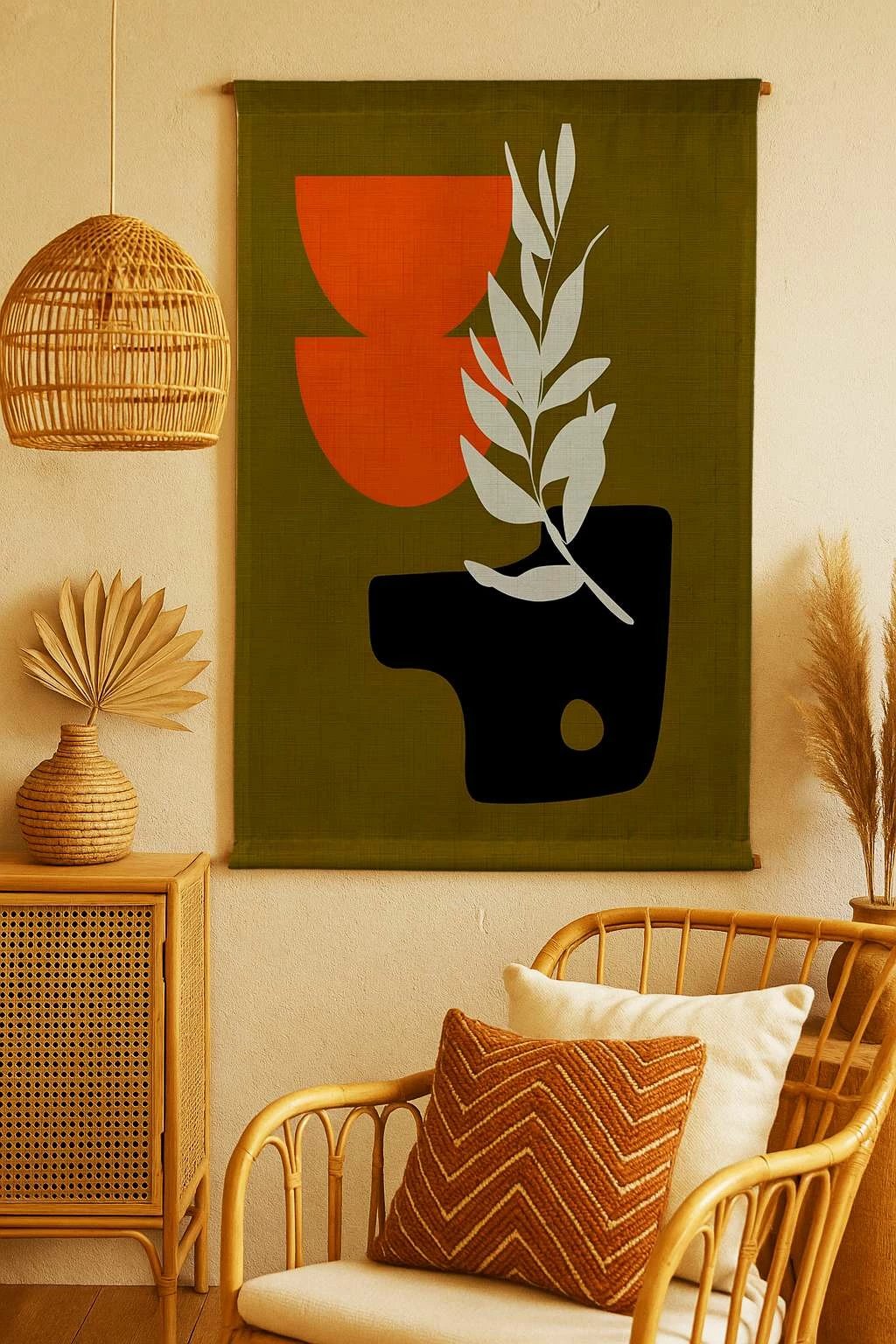 Pikturë dekorative poliestër, Wallity Polybaby 32, shumëngjyrëshe, 100x140cm