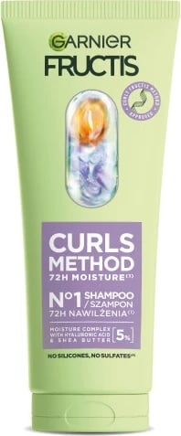 Shampon për femra Garnier Fructis Curls Method, 200ml