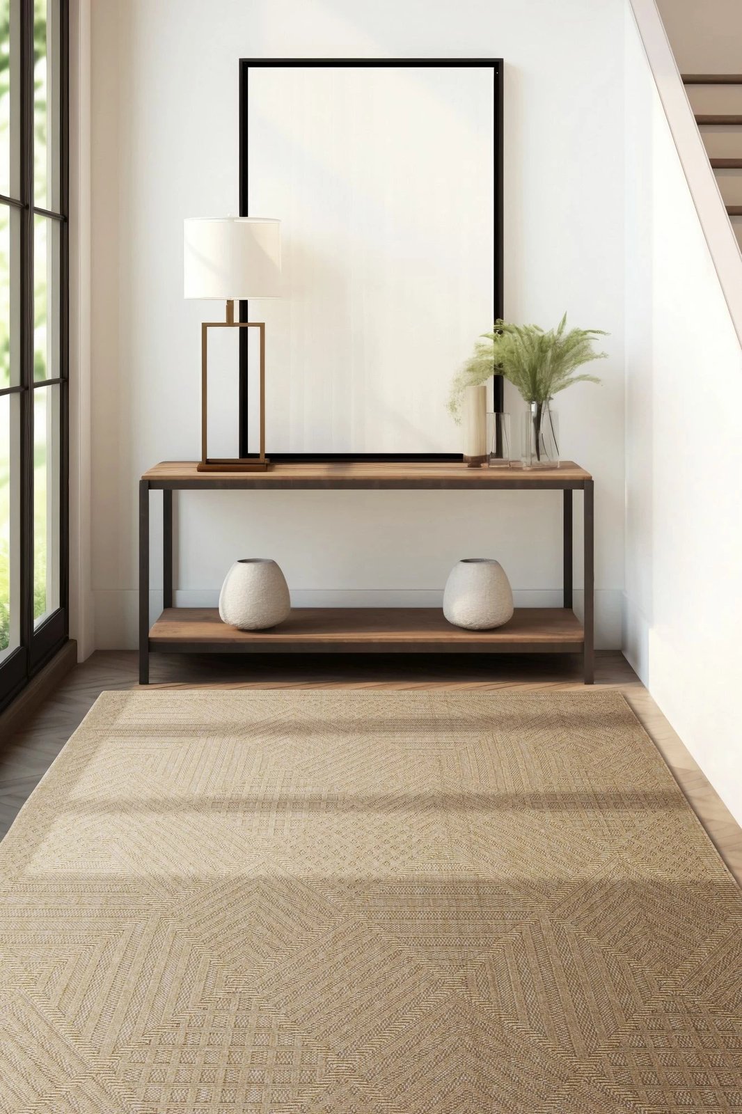 Qilim Conceptum Hypnose, 200x290cm, ngjyrë bezhë