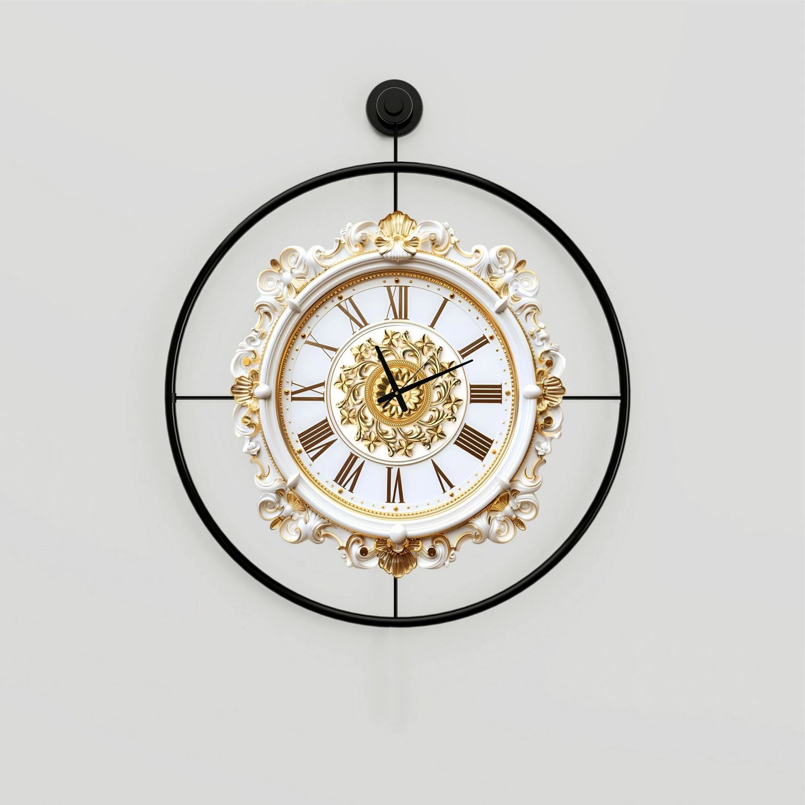 Orë muri dekorative prej metali, Wallity, Mclock-00119