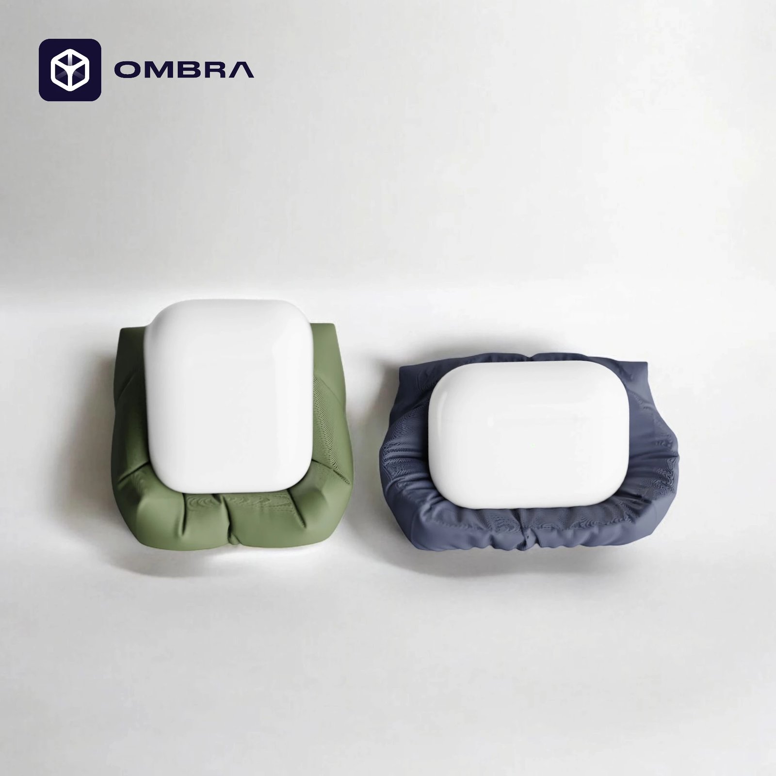 Mbajtëse për telefon Jastëk i vogël për AirPods, e gjelbërt