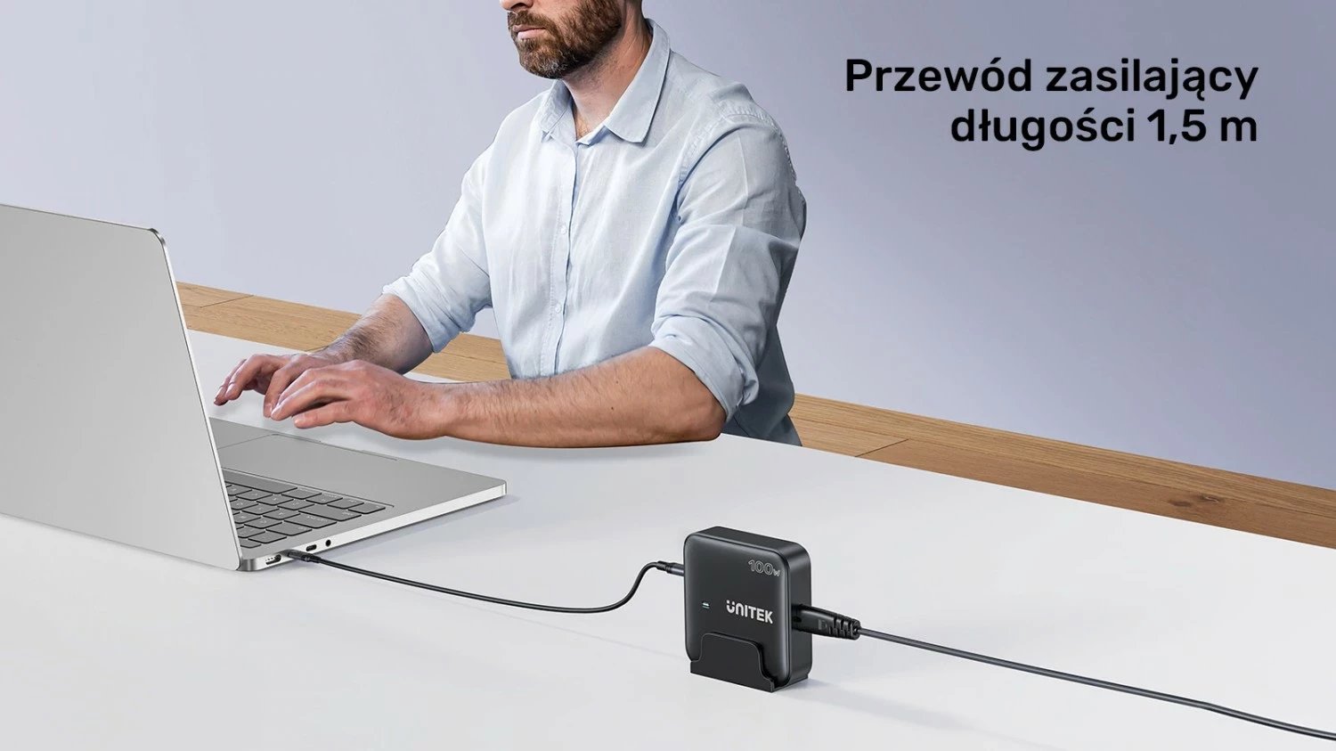 Karikues Unitek GaN 100W 2xUSB-A 2xUSB-C, i zi