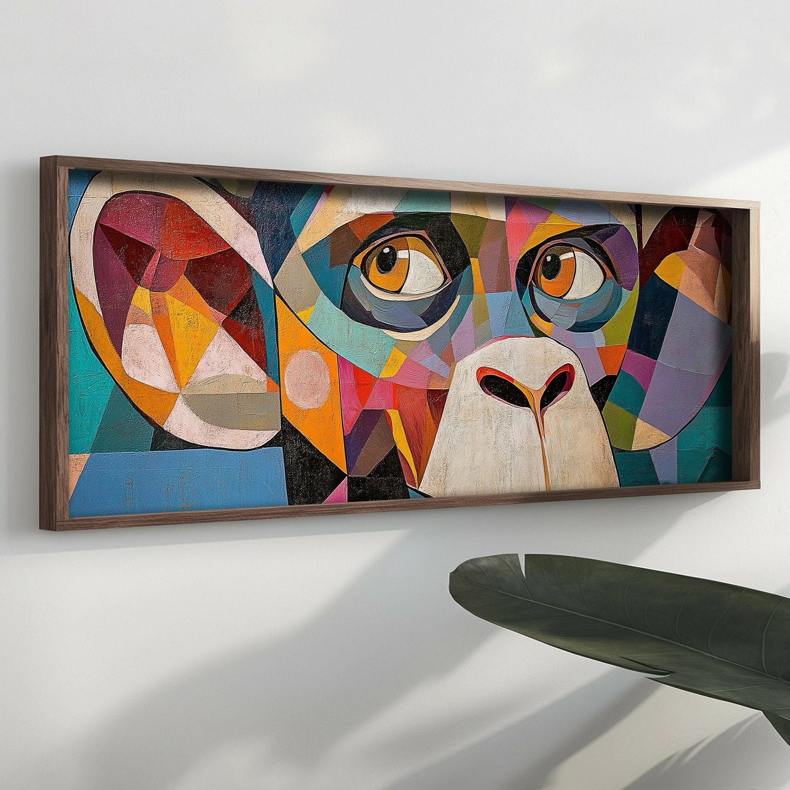 Pikturë dekorative me kornizë MDF, shumëngjyrëshe, Wallity EMR067