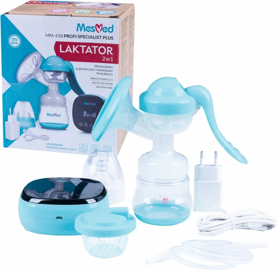 Laktator Mesmed MM-438 Profi Specialist Plus 2in1, i gjelbër