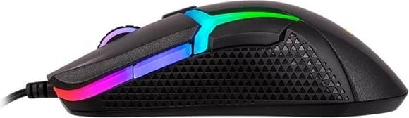 Maus gaming Thermaltake Level 20 RGB, me kabllo, 16000 DPI, i zi