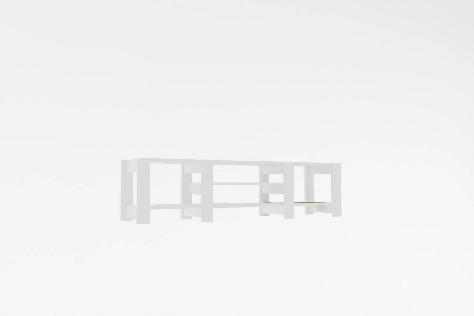 Komodë për TV, ngjyrë e bardhë, Skye Decor