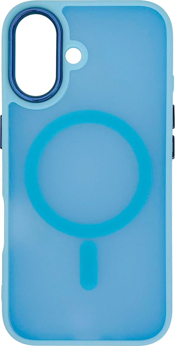 Mbështjellës Hurtel Fashion Case MagSafe për iPhone 16 Plus, TPU, kaltër e çelët
