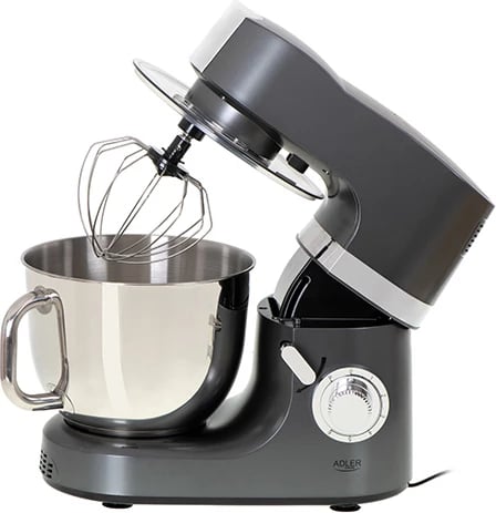Robot kuzhine planetar, Adler, AD 4221, 7L, 2200W, 6 shpejtësi, mulli mishi 1.5 kg/min, çelik