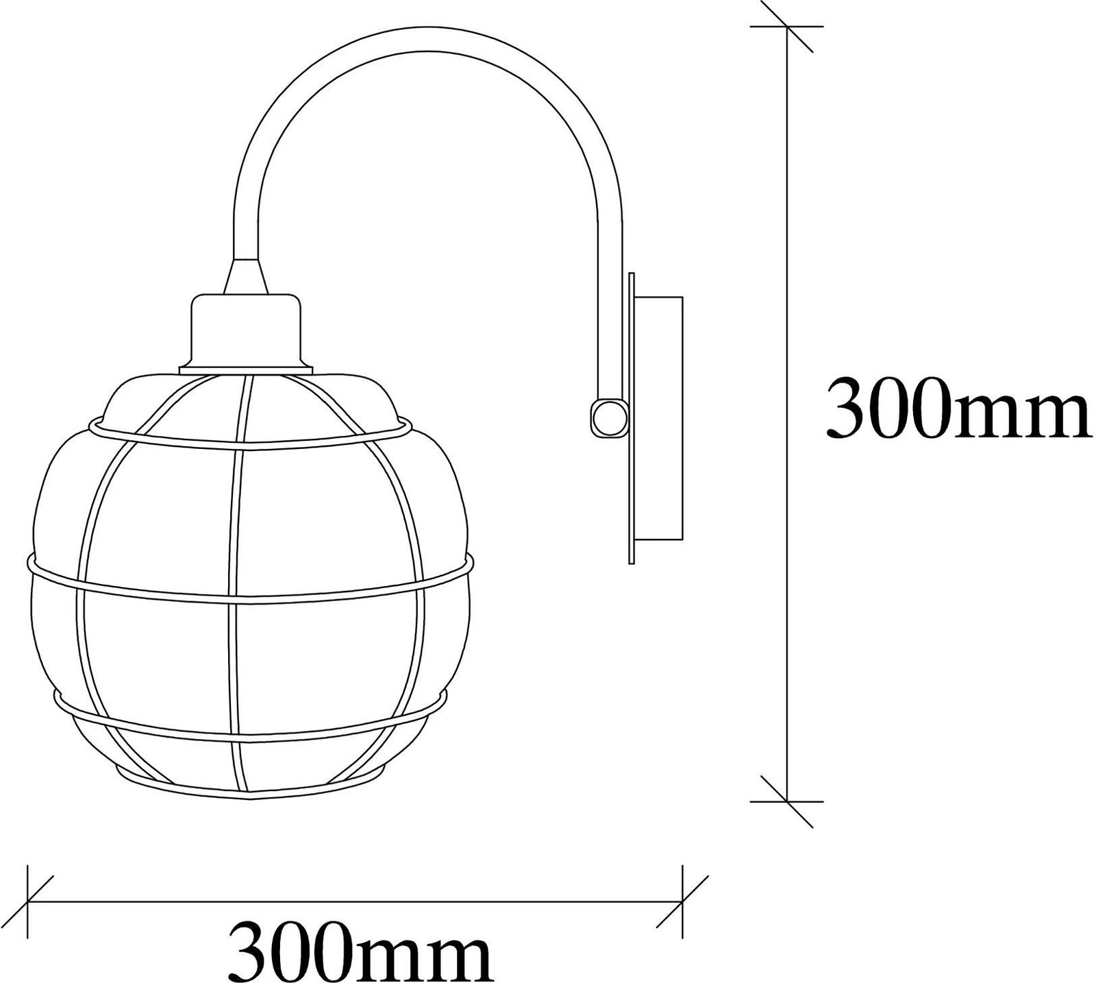 Llambë muri Opviq, Safderun - 402-A, ngjyrë ari