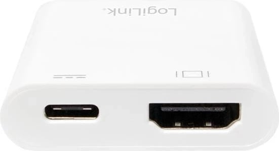 Adaptori LogiLink USB-C në HDMI, i bardhë