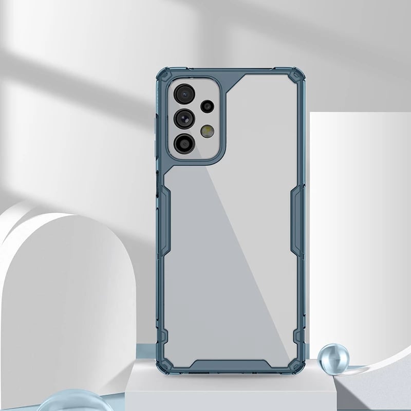 Mbështjellës Nillkin Nature Pro për Samsung Galaxy A73, transparent, i bardhë