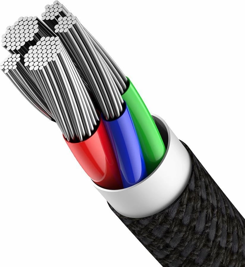 Kabllo Baseus CATLGD-01 USB-C në Lightning, 1m, 20W, e zezë